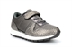 Girls Touch Fasten Trainers With Elasticated Laces Pewter