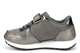 Girls Touch Fasten Trainers With Elasticated Laces Pewter