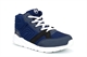 Bubble Gummers Boys High Top Trainers Navy