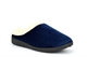 Sleep Boutique Womens Mule Slippers With Soft Fleece Lined Insole Navy