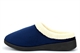 Sleep Boutique Womens Mule Slippers With Soft Fleece Lined Insole Navy