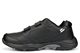 Dek Mens Wide Fit Touch Fastening Leather Trainers Black Sizes 7-15 (E Fitting)