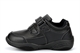 US Brass Boys Touch Fasten School Shoes With Soft Insole Black