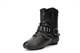 Spot On Girls Cowboy Boots With Very Low Heel Black