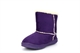 HaoBu Girls Winter Boots With Warm Fleece Lining Purple