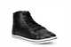 Womens Lightweight Hi Top Trainers Black/White