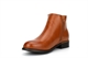 Little Diva Girls Ankle Boots With Faux Leather Upper Tan