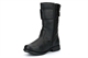 Chatterbox Girls Calf Boots With Double Buckle Detail Black