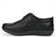 Boulevard Womens Wide Fit Shoes With Touch Fastening Black (EE Fitting)