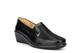 Moenia Womens Comfort Casual Wedge Heel Shoes Black