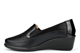 Moenia Womens Comfort Casual Wedge Heel Shoes Black