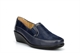 Moenia Womens Comfort Casual Wedge Heel Shoes Navy