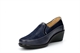 Moenia Womens Comfort Casual Wedge Heel Shoes Navy