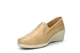 Moenia Womens Comfort Casual Wedge Heel Shoes Beige