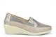 Moenia Womens Comfort Casual Wedge Heel Shoes Grey