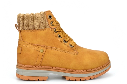 Little Diva Girls Hiker Walking Boots Honey