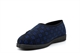 Comfylux Mens Superwide Washable Slippers With Touch Fastener Navy (EEEE Fitting)