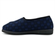 Comfylux Mens Superwide Washable Slippers With Touch Fastener Navy (EEEE Fitting)