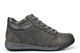 Laura Berg Womens Hi Top Trainers With Comfort Insole And Diamante Detail Grey