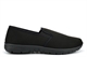 Alive Womens Slip On Comfort Casual Trainers With Memory Foam Insole Black