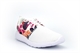Select Sports Girls/Womens Lightweight Lace Trainers With Breathable Floral Print Upper White