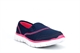 Dek Womens Super Light Weight Comfort Leisure Slip On Shoes Navy/Fuchsia