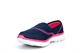 Dek Womens Super Light Weight Comfort Leisure Slip On Shoes Navy/Fuchsia