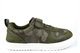 Steps Boys Camouflage Touch Fastening Trainers With Elasticated Lace Khaki