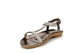 Shoes By Emma Womens Diamante Sandals With Cushioned Insole Pewter