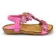 Chix Girls Flower Sandals With Elasticated Back Strap Pink