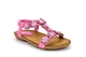 Chix Girls Flower Sandals With Elasticated Back Strap Pink