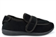 Jo & Joe Mens Declan Extra Large Wide Fit Slippers With Wide Opening Black
