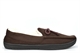 Mens Lightweight Moccasin Slippers With Soft Insole Brown