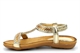 Chix Girls Diamante Sandals With Comfort Insole Gold