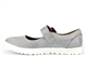 Cipriata Womens FLORENCE Buckle Bar Casual Shoes With Super Comfort Lining And Insole Silver