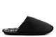 Response Mens Wallace Lightweight Tartan Mule Slippers With Soft Insole Black