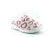 Scrapbook Slippers Womens Lightweight Leopard Mule Slippers With Soft Insole Pink