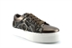 Krush Womens Ring And Zip Detail High Platform Trainers With Reptile Skin Detail Bronze