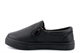 Little Diva Girls Skate Shoes With Twin Zip Fastening Black