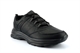Calzados Mens Lightweight Lace Up Casual Trainers With Soft PU Upper Black