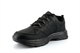 Calzados Mens Lightweight Lace Up Casual Trainers With Soft PU Upper Black