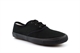 Dek Girls/Boys Canvas Plimsolls With Natural Rubber Sole All Black