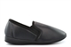 Zedzzz Mens Ivor Twin Gusset Slip On Carpet Slippers With Extra Large Sizes Black