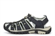 PDQ Boys Closed Toe Trail Sandals With Touch Fastening Navy Blue/Lime