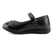 BXT Flower Detail Touch Fastening School Shoes With Soft Foam Insole Black