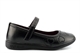 BXT Heart Detail Touch Fastening School Shoes With Soft Foam Insole Black