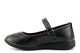 BXT Heart Detail Touch Fastening School Shoes With Soft Foam Insole Black