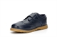 Chatterbox Boys Real Leather Touch Fastening Brogue Shoes Navy