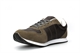 Bracos Mens Casual Lace Up Classic Lightweight Trainers Khaki