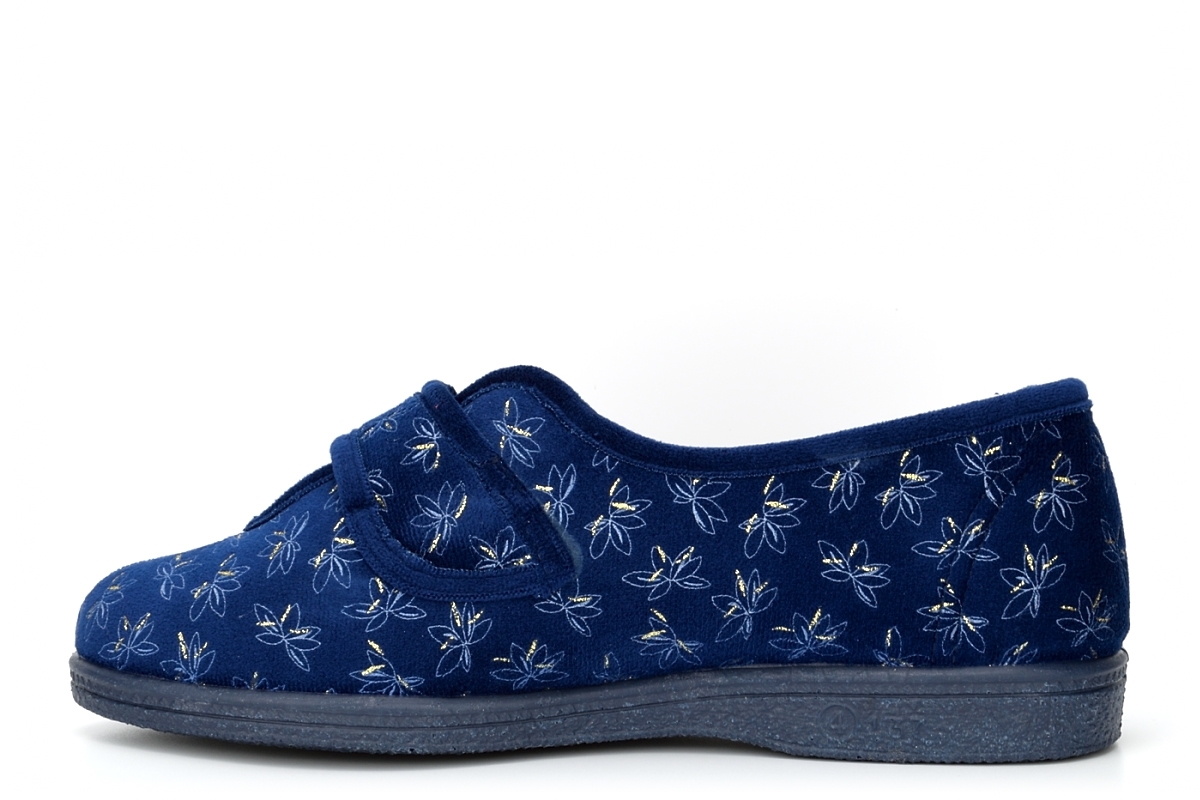 Para mujer Pantuflas de calce ancho Damas Pantuflas de calce ancho Suela de goma Talla táctil - Imagen 10 de 10